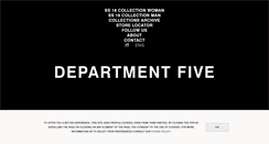 Desktop Screenshot of department5.com